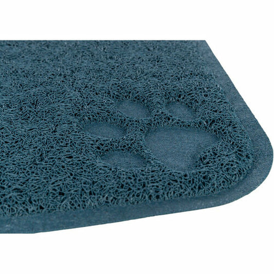 Bac à litière pour chat Tapis Trixie Bleu PVC 37 Ãâ€" 45 cm-1