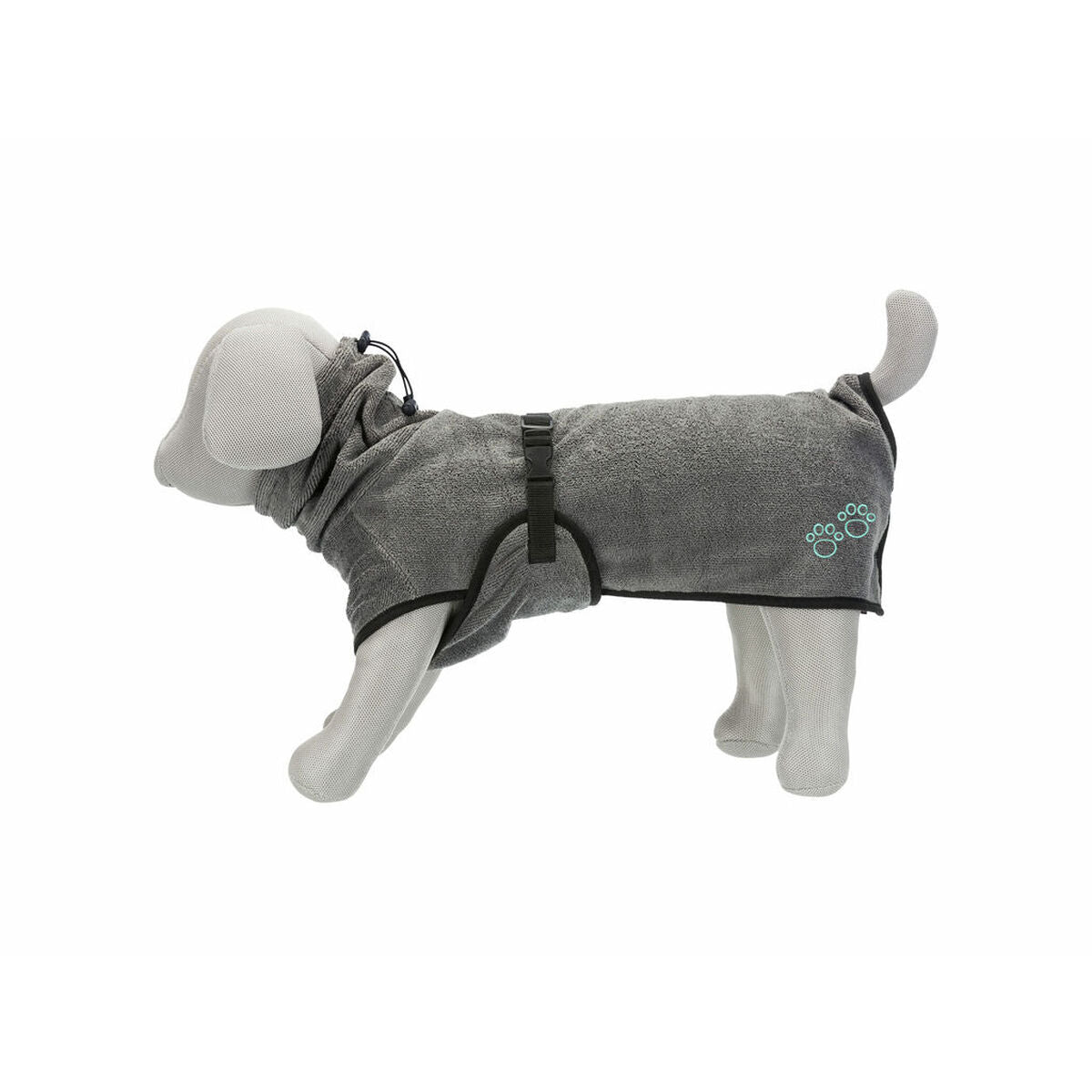 Dog bathrobe Trixie Grey S-10