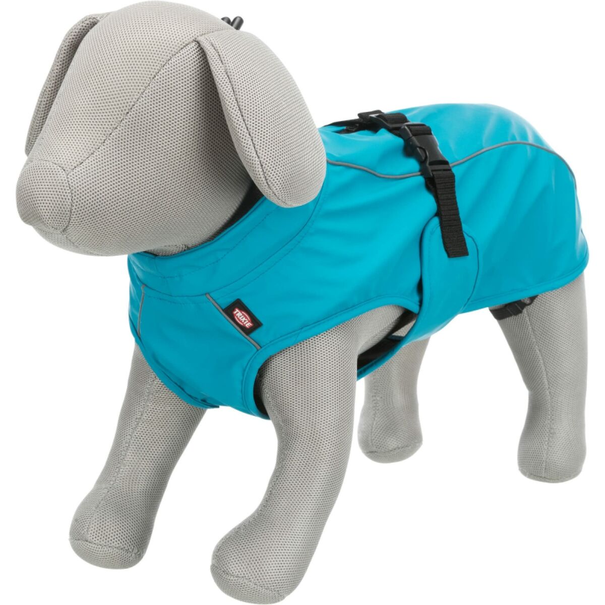 Dog raincoat Trixie Vimy Turquoise S-1