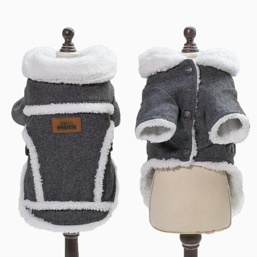 Manteau d’hiver foncé pour chien par Doggy Doo Little