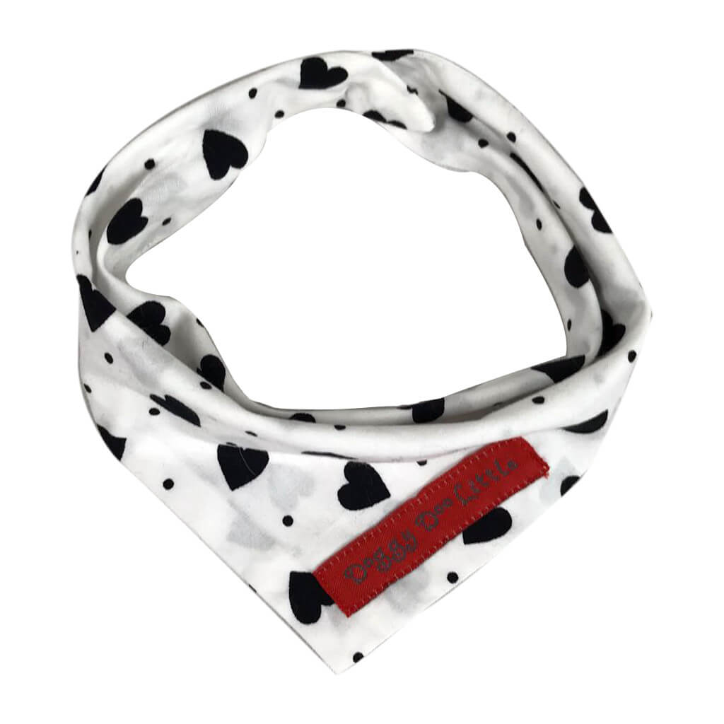Bandana pour chien Hearts par Doggy Doo Little