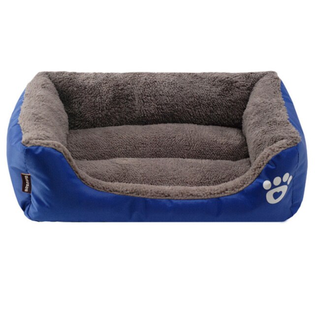 Pet Cat Chien Lit Chaud Chien Maison Doux Polaire Nid Chien Paniers Mat Automne Hiver Étanche Kennel S/M/L-7