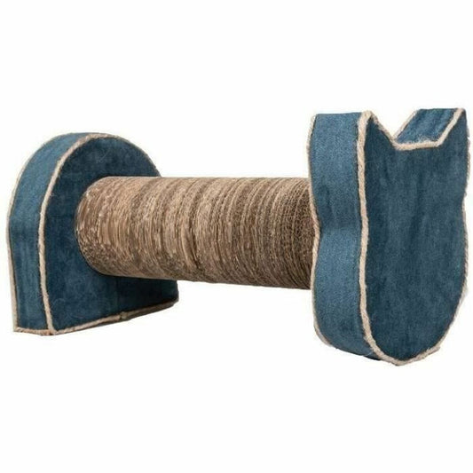 Griffoir pour chats Tyrol Bleu Carton 44 x 22 x 21 cm-0
