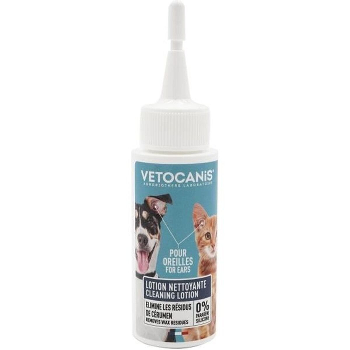 Protecteur d’oreille pour chien Vetocanis blanc-0