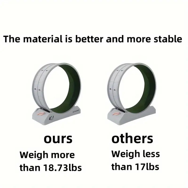 Pet Fitness Wheel - Tapis roulant interactif pour chiens et chats gris-2