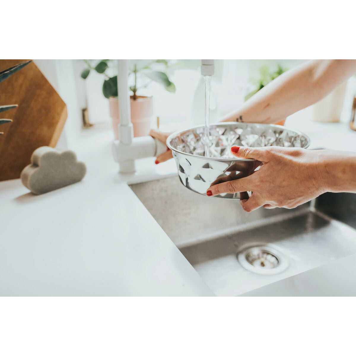 Hondenvoerbak Hunter Siliconen Roestvrij staal 1,05 L-2