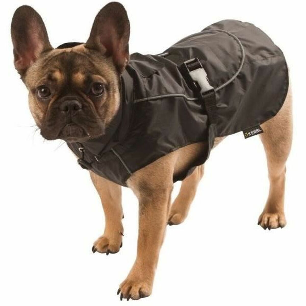 Honden regenjas Kerbl Zwart 50 cm XL-4