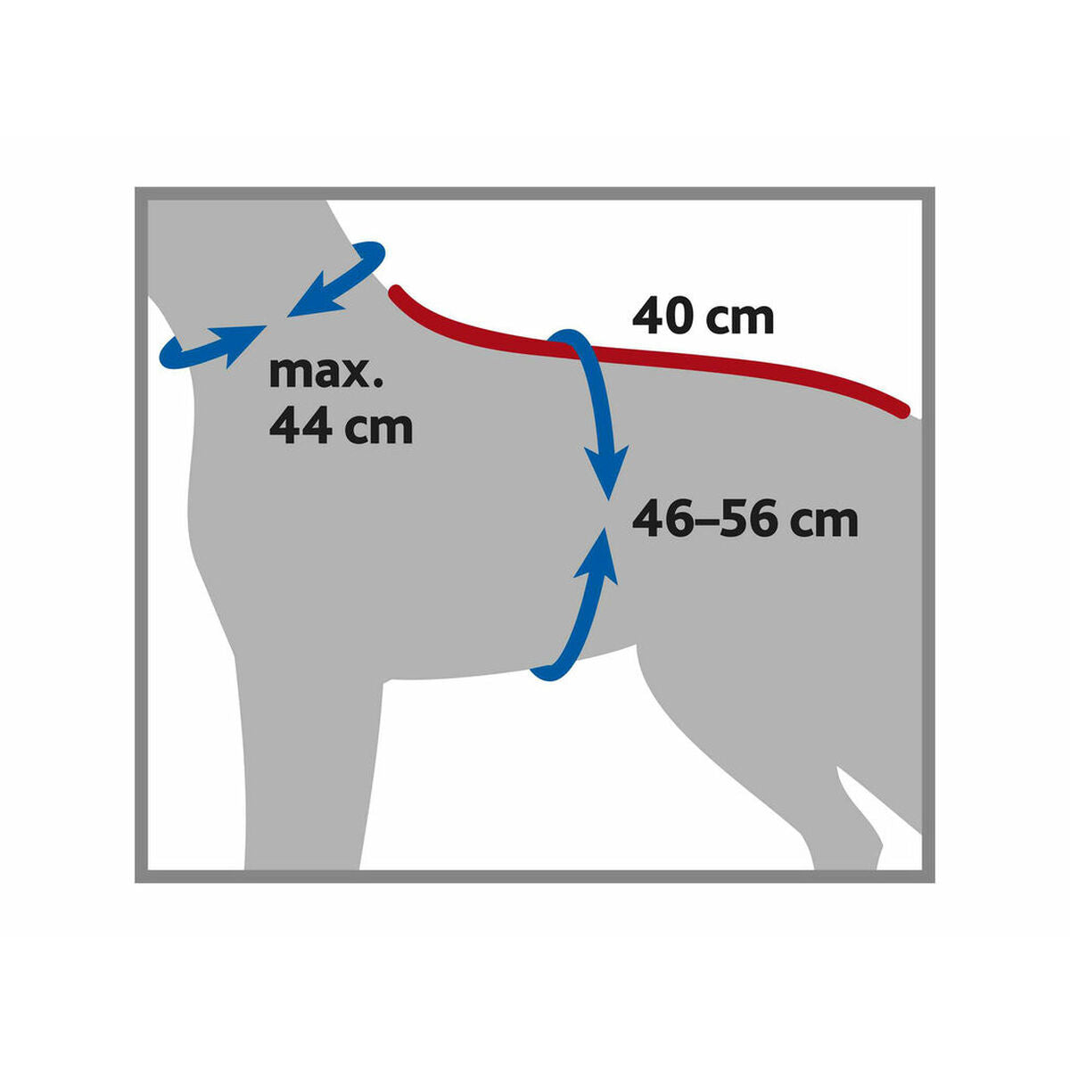 Peignoir pour chien Trixie Gris S-2