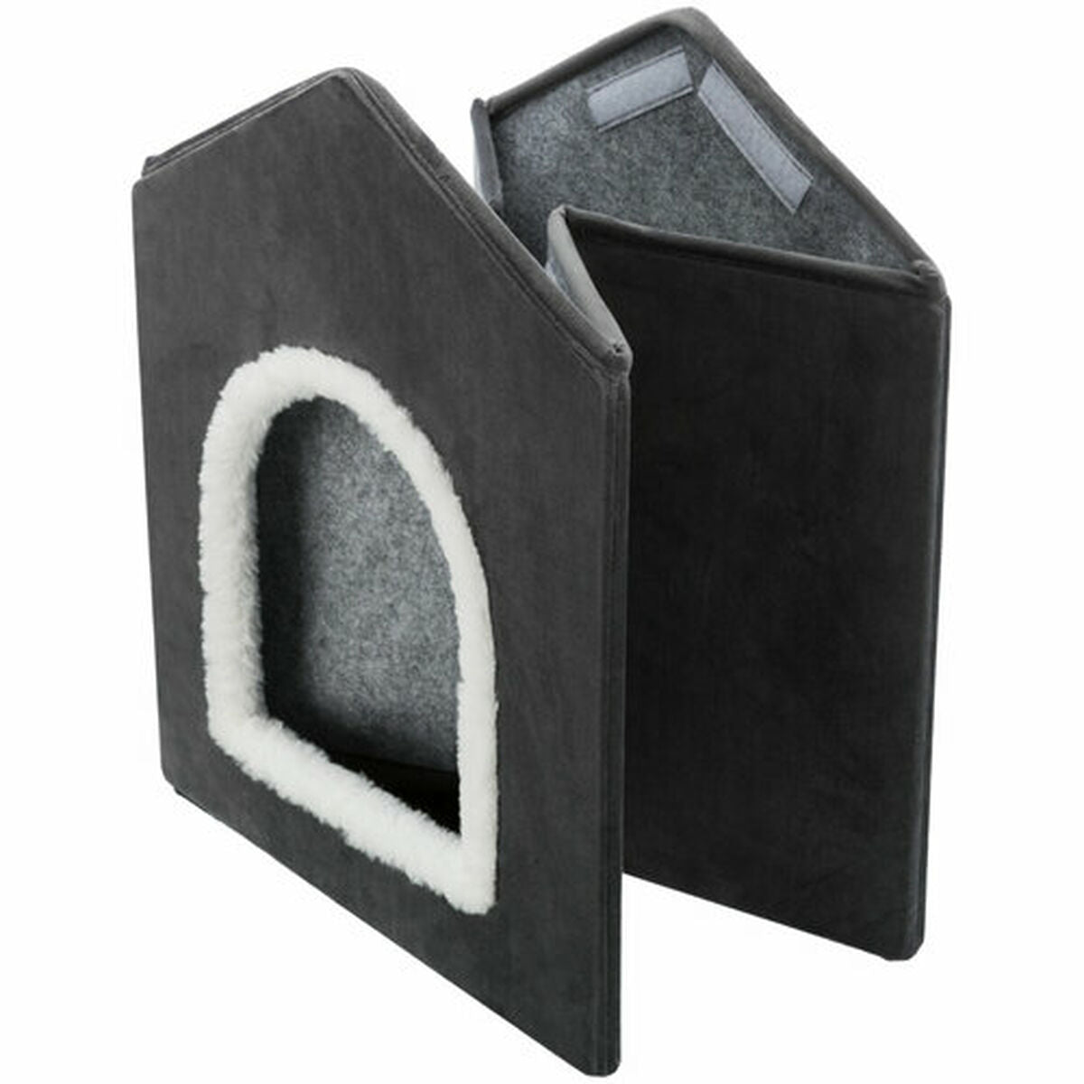 Cabane Trixie Livia Blanc Gris foncé 38 Ãƒâ€ » 41 Ãƒâ€ » 44 cm-15