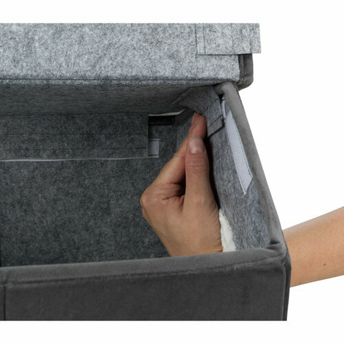 Cabane Trixie Livia Blanc Gris foncé 38 Ãƒâ€ » 41 Ãƒâ€ » 44 cm-1