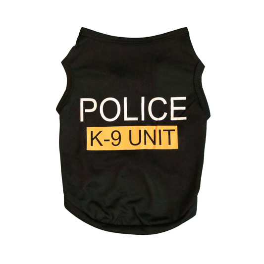 T-shirt chien policier par Doggy Doo Little-0