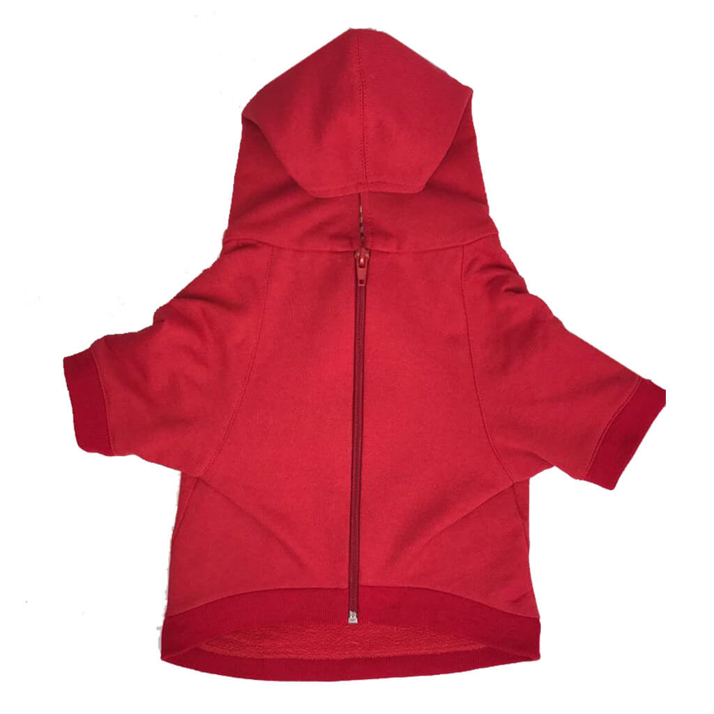Rode hond hoodie van Doggy Doo Little-2