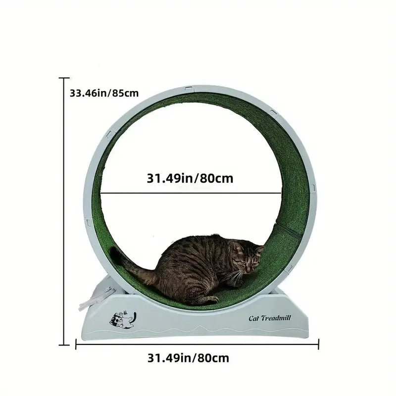 Pet Fitness Wheel - Tapis de course interactif pour chiens et chats gris-1