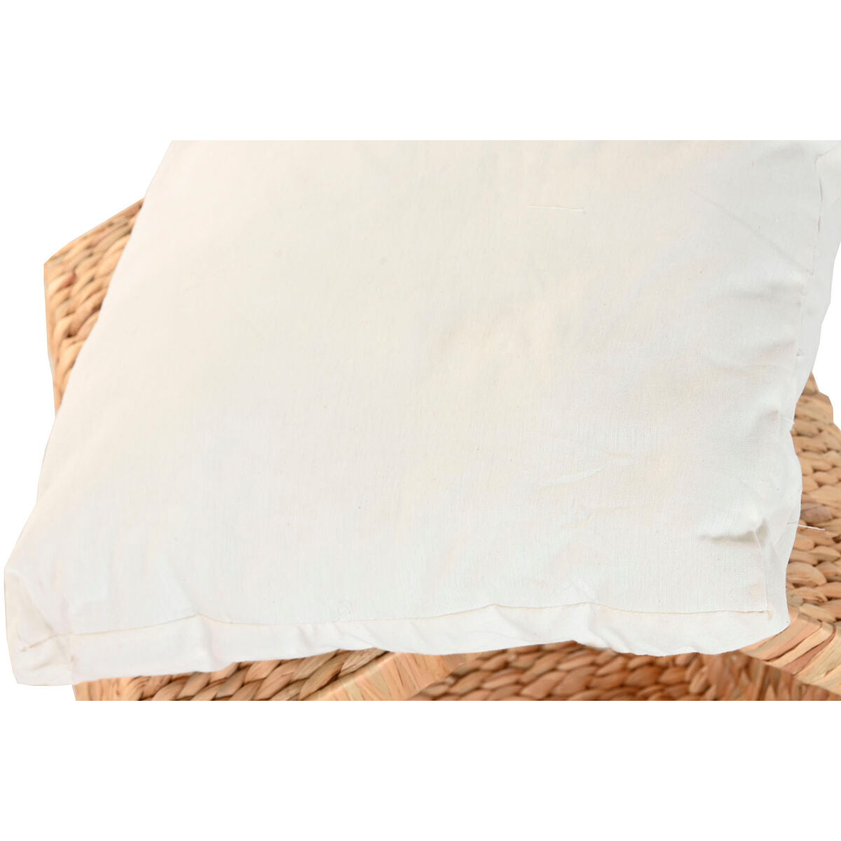 Huisdierbed Home ESPRIT Crème Natuurlijk Metaal Waterhyacint 43 x 43 x 46 cm-2