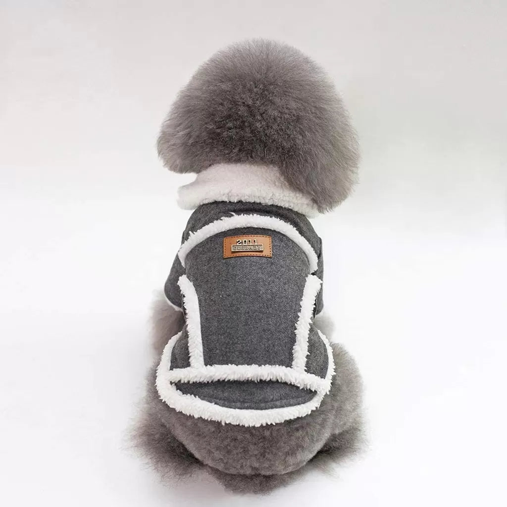 Manteau d’hiver foncé pour chien par Doggy Doo Little