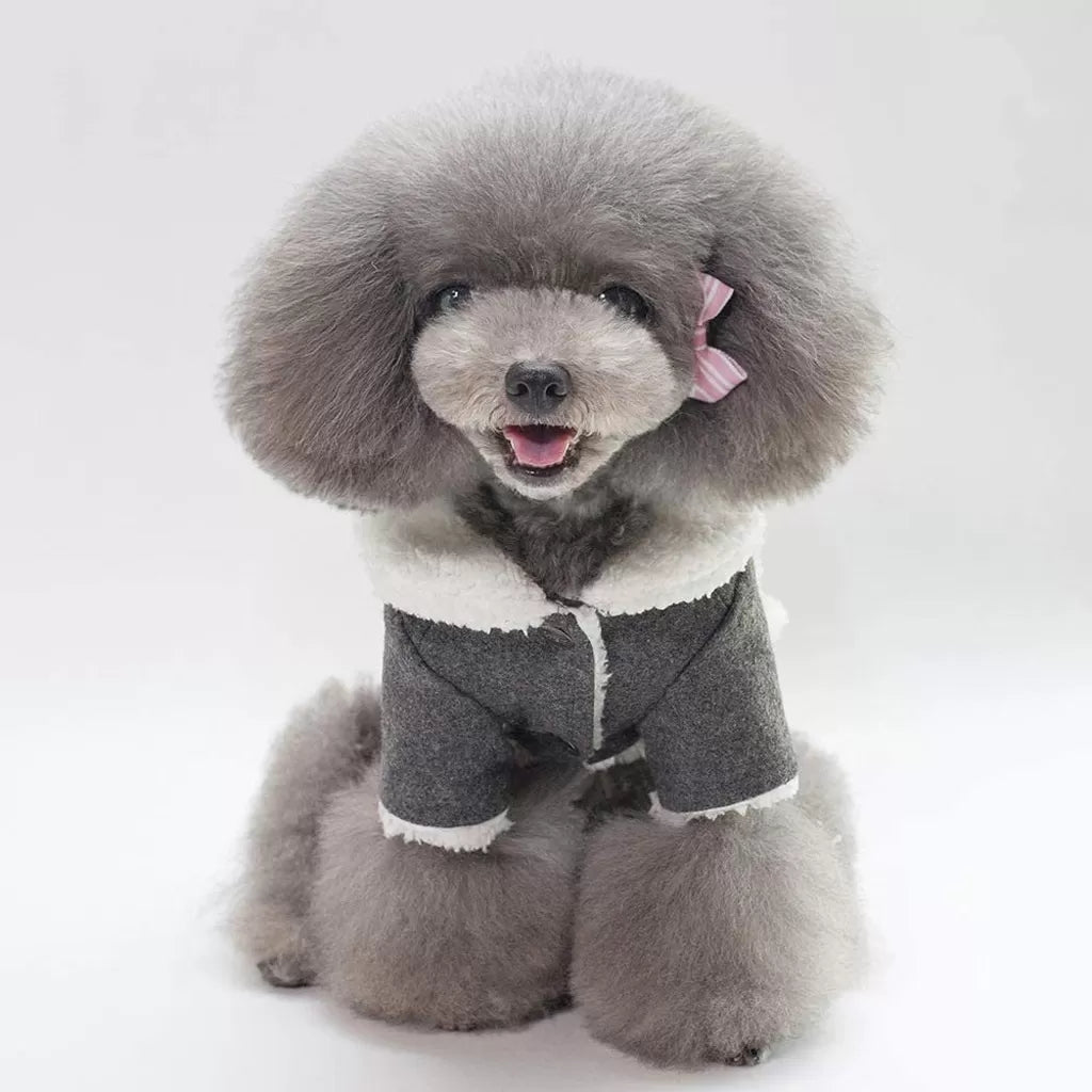 Manteau d’hiver foncé pour chien par Doggy Doo Little