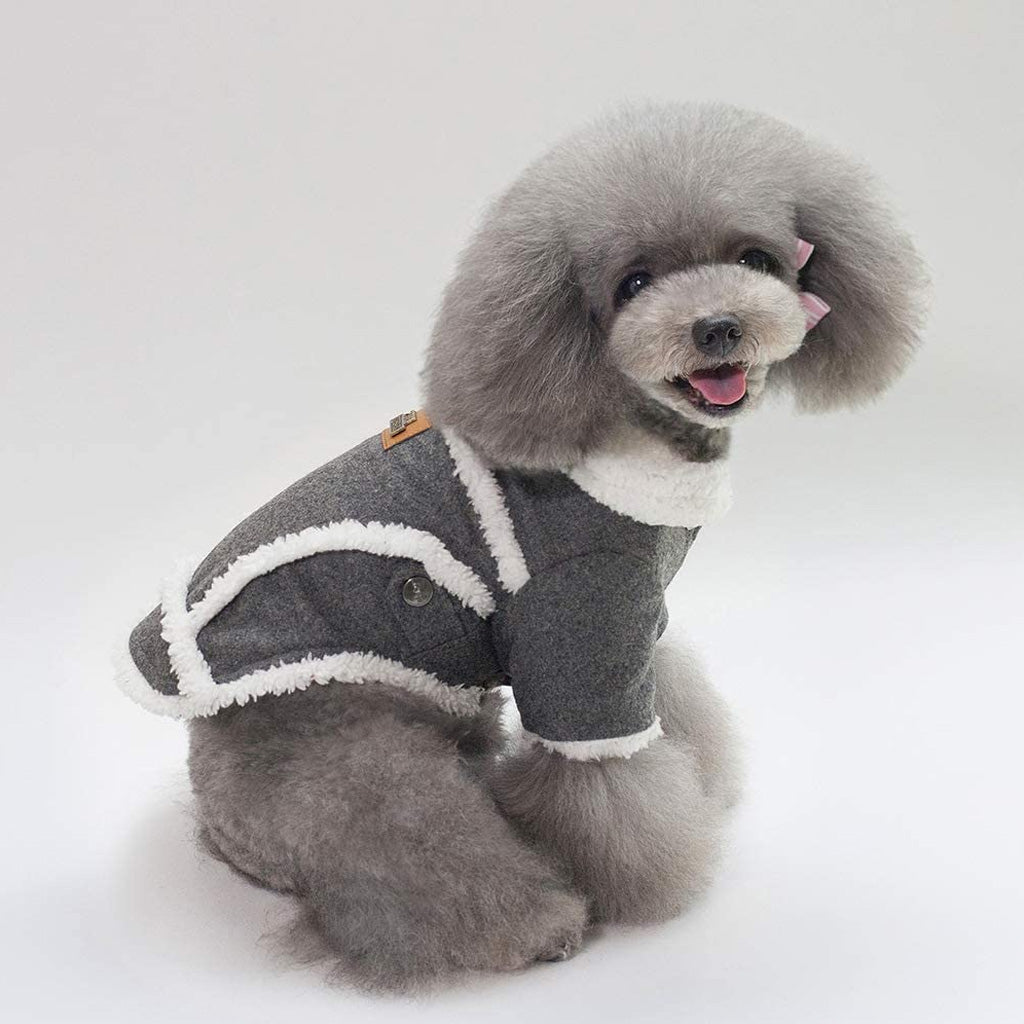 Manteau d’hiver foncé pour chien par Doggy Doo Little