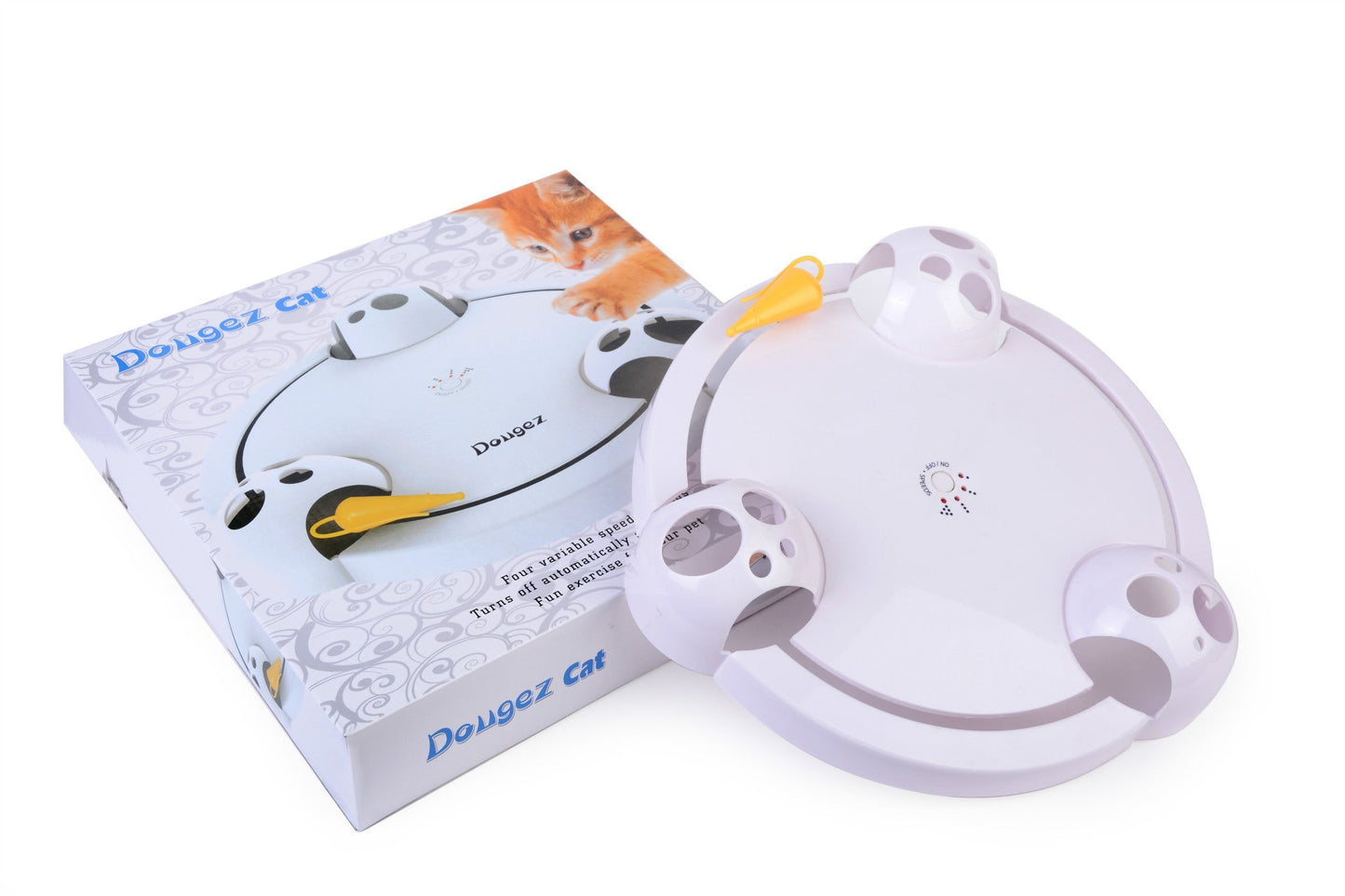 Roue jouet électrique pour chat-4