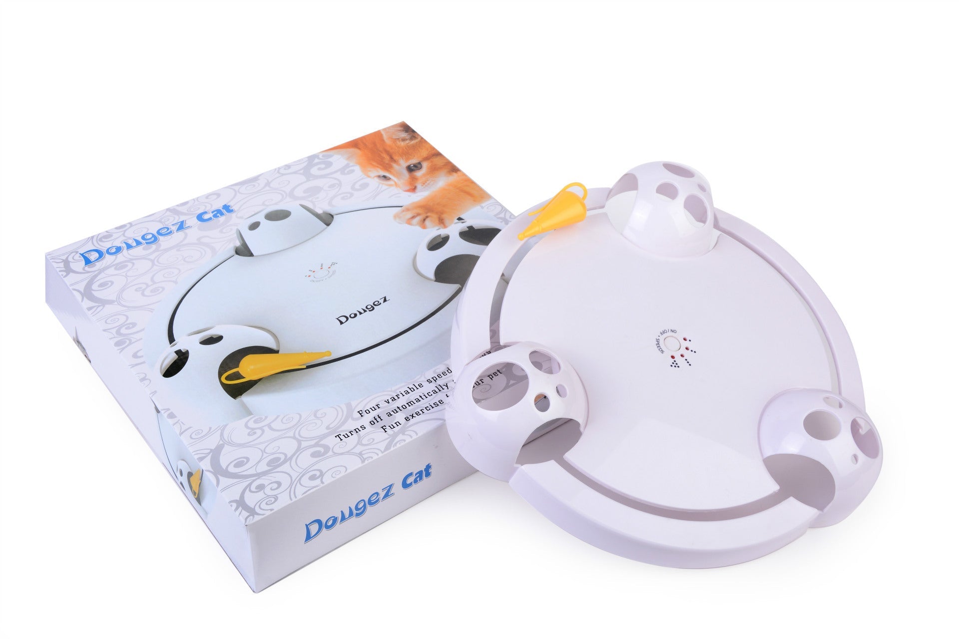 Roue jouet électrique pour chat-4