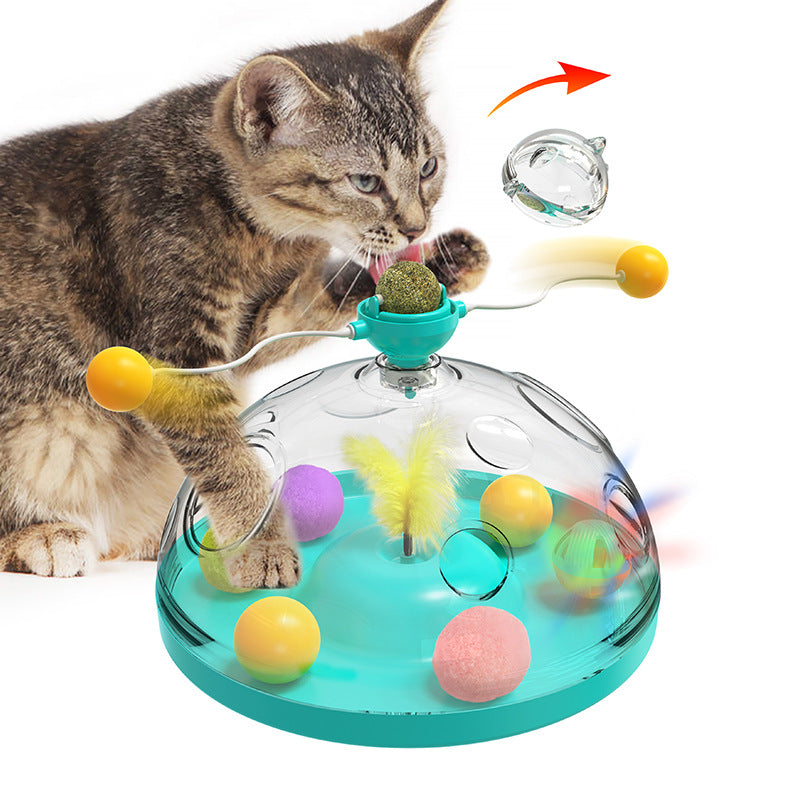 Meows Windmill Jouet interactif pour chat-0