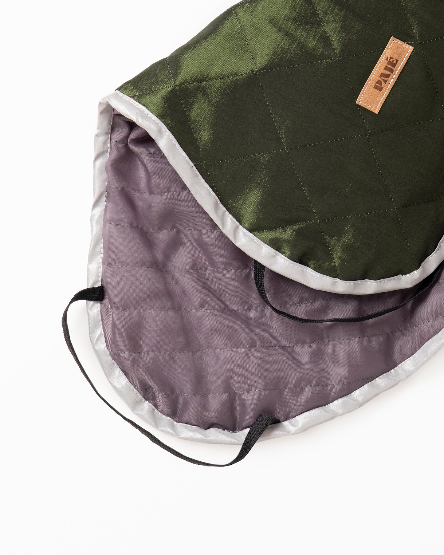 Water-Repellent Dog Raincoat with Adjustable Snood - Navy Small