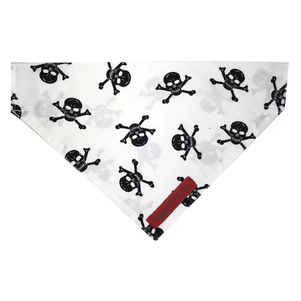 Bandana à collier tête de mort par Doggy Doo Little