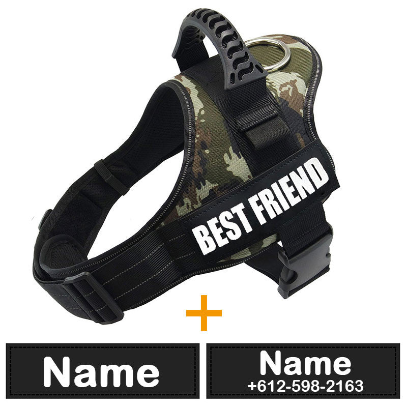 Harnais pour chien ID Tag Custom Harness-12