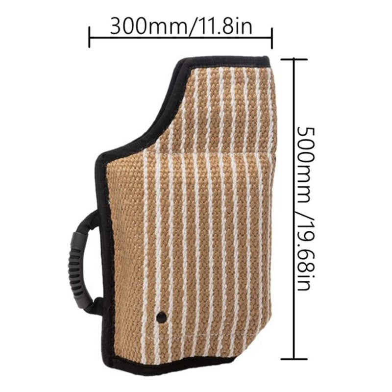 Sterke Jute Hond Bijt Mouw Sleepboot Werk Puppy Training-4