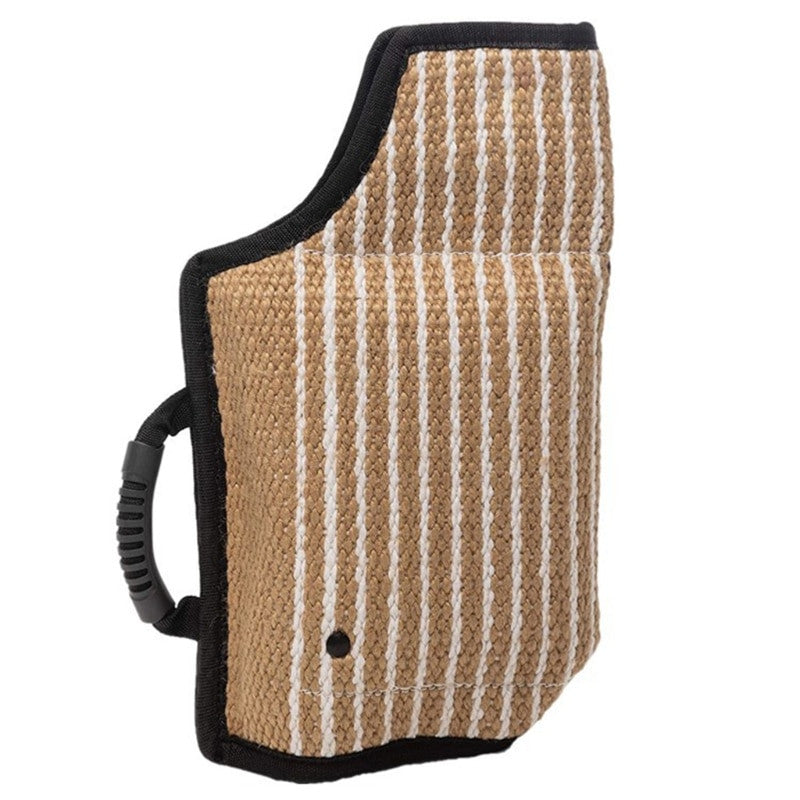 Sterke Jute Hond Bijt Mouw Sleepboot Werk Puppy Training-3