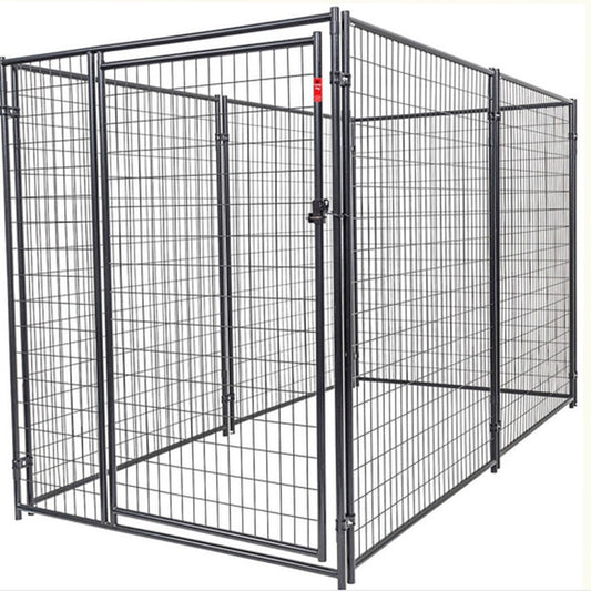 Haute qualité grand galvanisé extérieur chien chenil / métal chien enclos cage-0