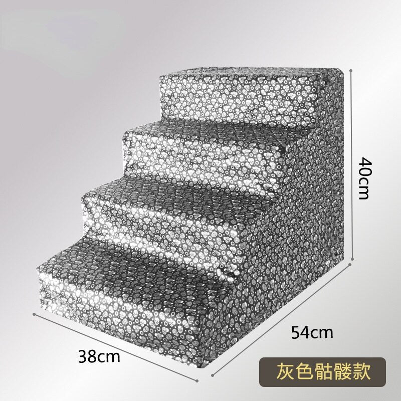 Behendigheidsapparatuur voor honden met vier verdiepingen voor huisdierentrappen-7