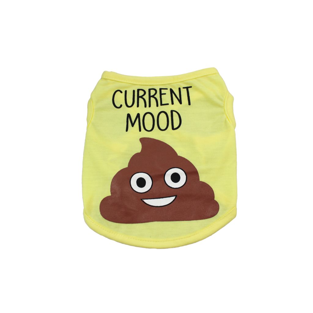 T-shirt pour chien Current Mood par Doggy Doo Little
