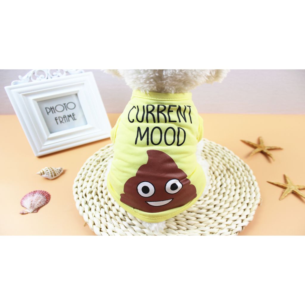 T-shirt pour chien Current Mood par Doggy Doo Little