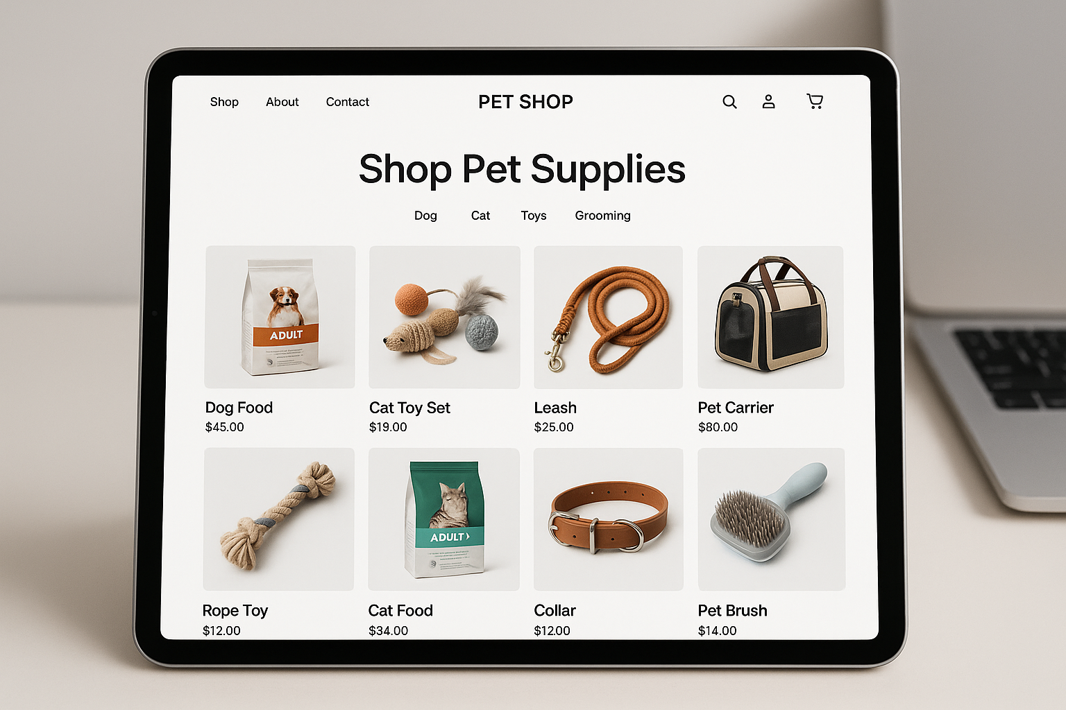 Pas de dessin et rappelez-vous qu’il s’agit d’une boutique numérique