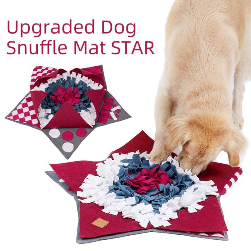 Chien de compagnie reniflage tapis Animaux de compagnie Drôle Jouer Jouets Trouver Nourriture Couverture de dressage Chiens Coussin d’alimentation Casse-tête pour soulager le stress-0