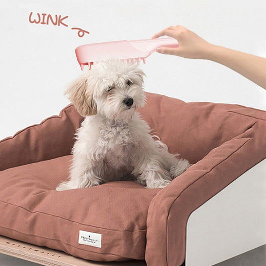 Animaux De Compagnie Peigne Animaux De Compagnie Brosse De Massage Ozone Toilettage Pour Animaux De Compagnie Outil De Massage Pour Enlever Les Poils Lâches Chargé 400MAH-0