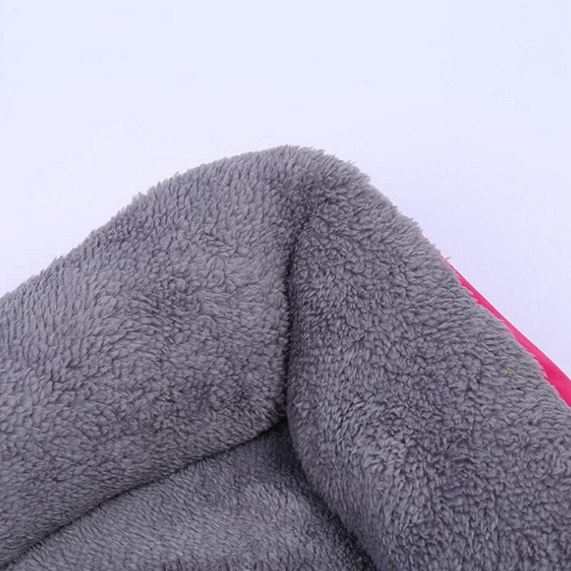 Pet Cat Chien Lit Chaud Chien Maison Doux Nid Polaire Chien Paniers Mat Automne Hiver Étanche Kennel S/M/L-3