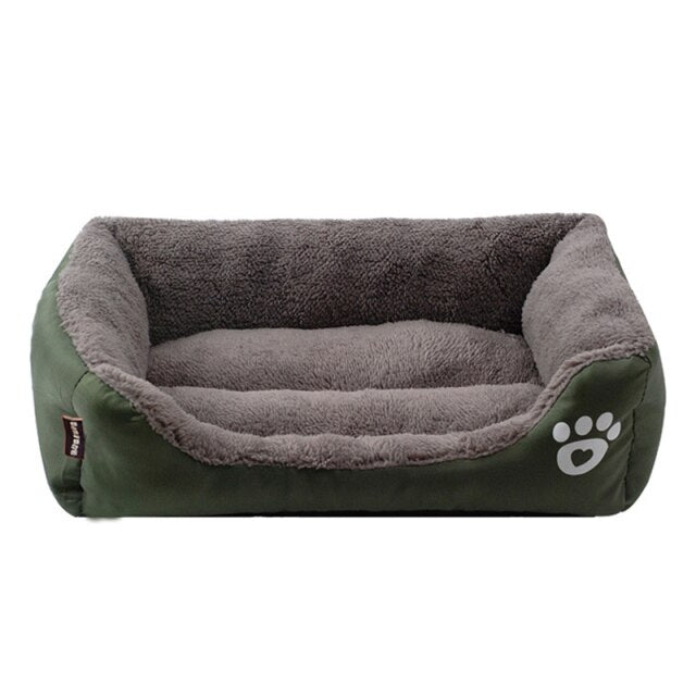 Pet Cat Chien Lit Chaud Chien Maison Doux Nid Polaire Chien Paniers Mat Automne Hiver Étanche Kennel S/M/L-6