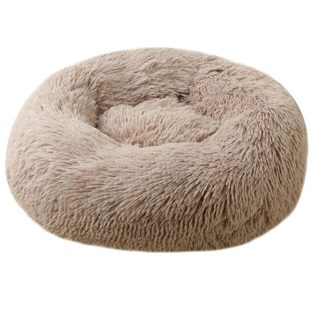 Rond kattenbed Warm slapend kattennest voor honden Mand Pet Products Cushion Soft Long Plush Cat Pet Bed Mat Cat House Animals Sofa-5